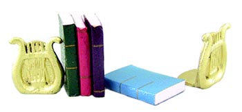 Cliff Bookends with Books